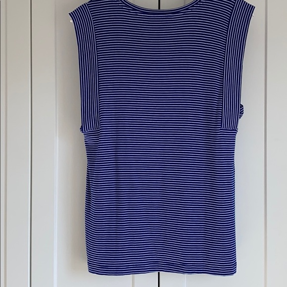 EUC Banana Republic blue striped shirt - Picture 3 of 3